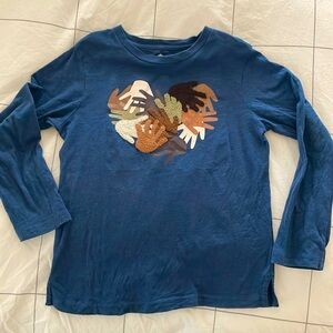 Long sleeve kids shirt.